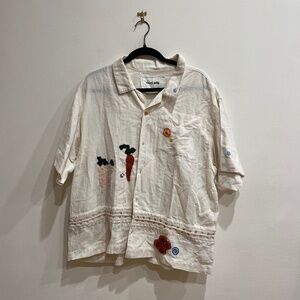 Story Mfg. "Greetings!" - Carrot & Peace Embroidery